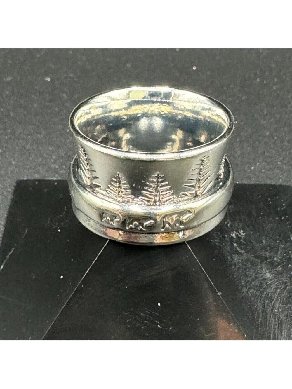 Boho Bear Landscape Mountain and Forest Ring #1372 - Picture 10 of 14